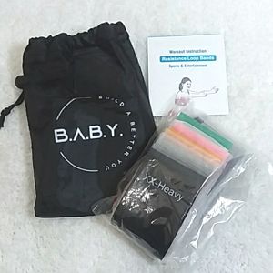 B.A.B.Y. Workout Resistance Bands. NEW
